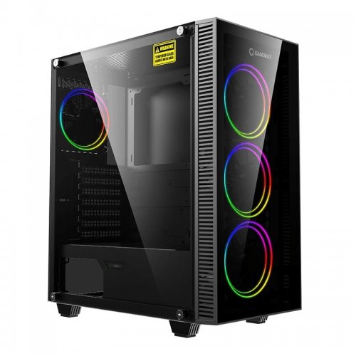 Купить Корпус GAMEMAX Draco XD ARGB Tempered Glass без БП Black (Восстановлено продавцом, 781636) с проверкой совместимости: обзор, характеристики, цена в Киеве, Днепре, Одессе, Харькове, Украине | интернет-магазин TELEMART.UA фото