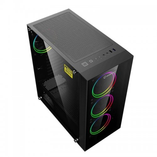 Купить Корпус GAMEMAX Draco XD ARGB Tempered Glass без БП Black (Восстановлено продавцом, 781636) с проверкой совместимости: обзор, характеристики, цена в Киеве, Днепре, Одессе, Харькове, Украине | интернет-магазин TELEMART.UA фото