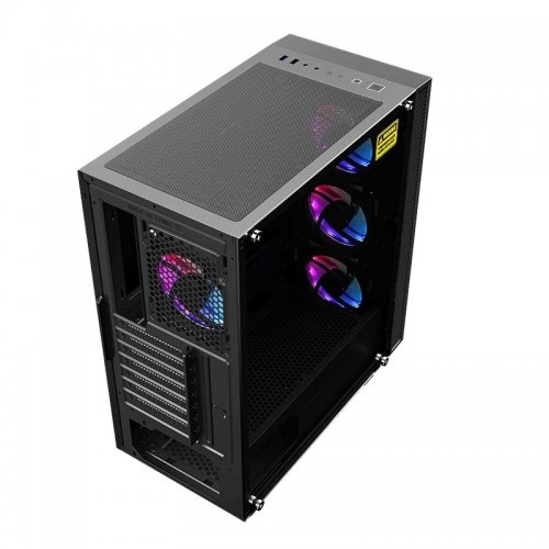 Купить Корпус GAMEMAX Draco XD ARGB Tempered Glass без БП Black (Восстановлено продавцом, 781636) с проверкой совместимости: обзор, характеристики, цена в Киеве, Днепре, Одессе, Харькове, Украине | интернет-магазин TELEMART.UA фото