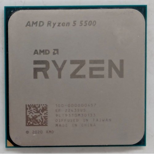 Купить Процессор AMD Ryzen 5 5500 3.6(4.2)GHz 16MB sAM4 Tray (100-000000457) (Восстановлено продавцом, 781643) с проверкой совместимости: обзор, характеристики, цена в Киеве, Днепре, Одессе, Харькове, Украине | интернет-магазин TELEMART.UA фото