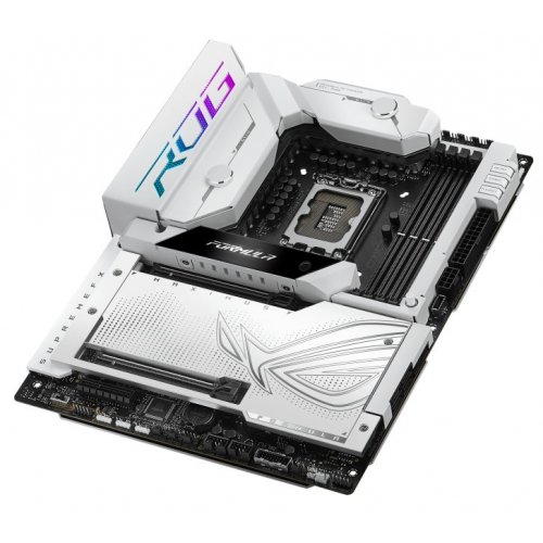 Купить Уценка материнская плата Asus ROG MAXIMUS Z790 FORMULA (s1700, Intel Z790) Factory Recertified (Нижній PCIe не работ, 781660) с проверкой совместимости: обзор, характеристики, цена в Киеве, Днепре, Одессе, Харькове, Украине | интернет-магазин TELEMART.UA фото