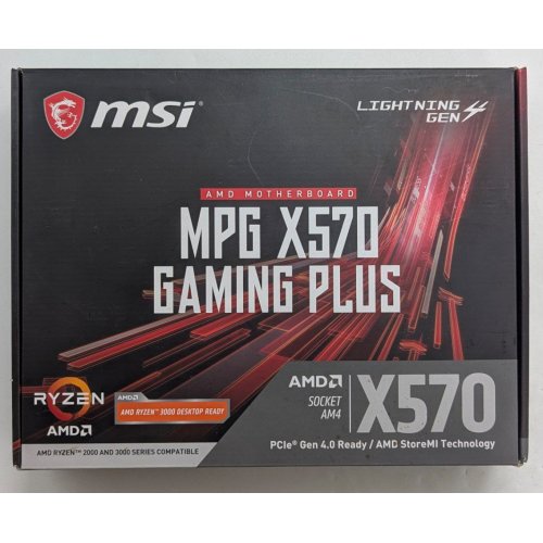 Купить Материнская плата MSI MPG X570 GAMING PLUS (sAM4, AMD X570) (Восстановлено продавцом, 781794) с проверкой совместимости: обзор, характеристики, цена в Киеве, Днепре, Одессе, Харькове, Украине | интернет-магазин TELEMART.UA фото