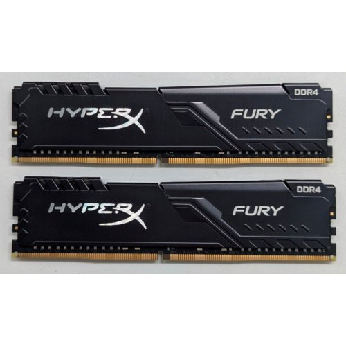 Купить Озу HyperX DDR4 64GB (2x32GB) 3200Mhz Fury Black (HX432C16FB3K2/64) (Восстановлено продавцом, 781795) с проверкой совместимости: обзор, характеристики, цена в Киеве, Днепре, Одессе, Харькове, Украине | интернет-магазин TELEMART.UA фото