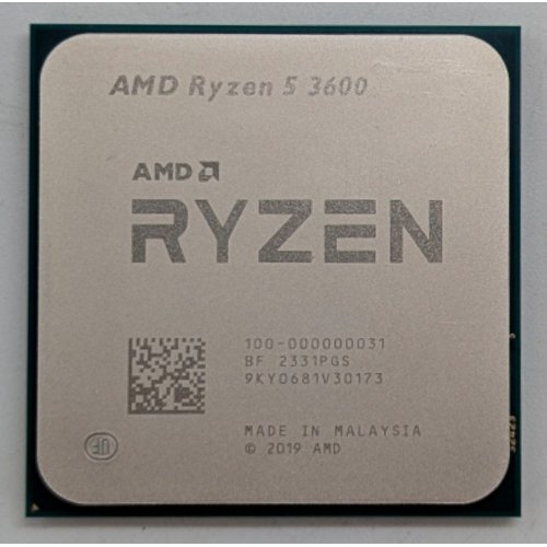 Процесор AMD Ryzen 5 3600 3.6(4.2)GHz 32MB sAM4 Tray (100-000000031) (Відновлено продавцем, 781801) купити з перевіркою сумісності: огляд, характеристики, ціна у Києві, Львові, Вінниці, Хмельницькому, Івано-Франківську, Україні | інтернет-магазин TELEMART.UA фото