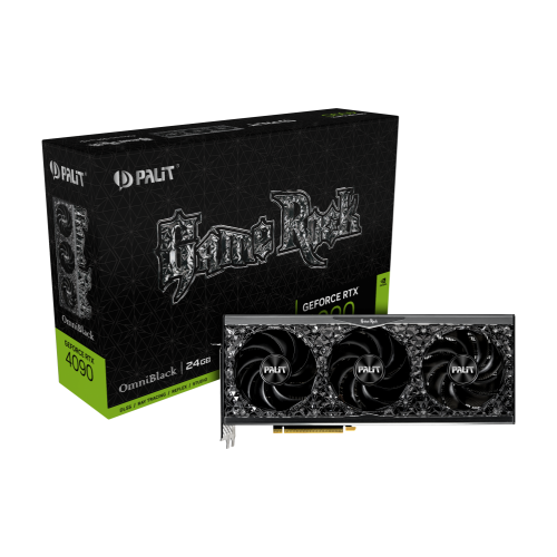 Відеокарта Palit GeForce RTX 4090 GameRock OmniBlack 24576MB (NED4090019SB-1020Q) (Відновлено продавцем, 781841) купити з перевіркою сумісності: огляд, характеристики, ціна у Києві, Львові, Вінниці, Хмельницькому, Івано-Франківську, Україні | інтернет-магазин TELEMART.UA фото