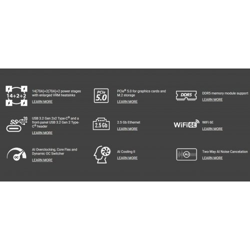 Купить Уценка материнская плата Asus TUF GAMING X670E-PLUS WIFI (sAM5, AMD X670) Factory Recertified (не раб-ют ОЗУ 1, 3, 781931) с проверкой совместимости: обзор, характеристики, цена в Киеве, Днепре, Одессе, Харькове, Украине | интернет-магазин TELEMART.UA фото