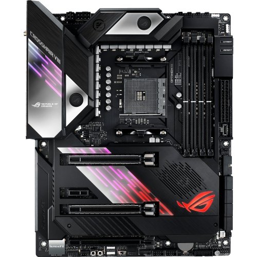 Купить Уценка материнская плата Asus ROG CROSSHAIR VIII FORMULA (sAM4, AMD X570) Factory Recertified (не відображає 1 m2, 781945) с проверкой совместимости: обзор, характеристики, цена в Киеве, Днепре, Одессе, Харькове, Украине | интернет-магазин TELEMART.UA фото