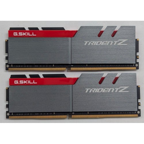 Озп G.Skill DDR4 32GB (2x16GB) 3600Mhz Trident Z Black (F4-3600C17D-32GTZ) (Відновлено продавцем, 782065) купити з перевіркою сумісності: огляд, характеристики, ціна у Києві, Львові, Вінниці, Хмельницькому, Івано-Франківську, Україні | інтернет-магазин TELEMART.UA фото