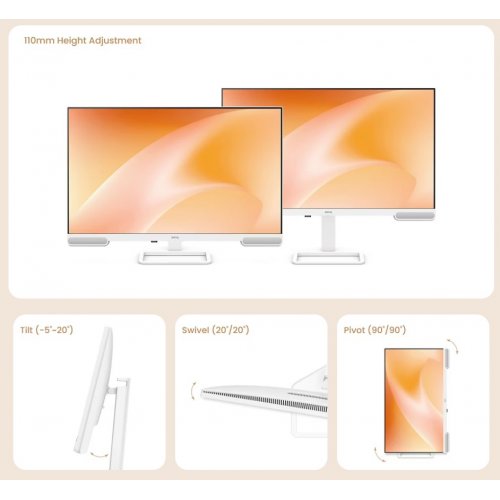 Купити Монітор BenQ 31.5" EW3290U (9H.LN4LJ.LBE) White - ціна в Києві, Львові, Вінниці, Хмельницькому, Франківську, Україні | інтернет-магазин TELEMART.UA фото