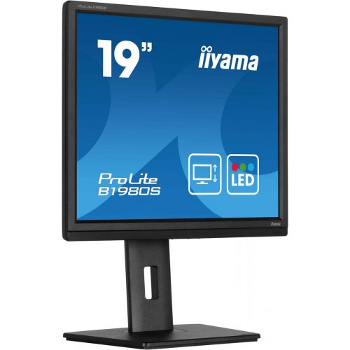 Купить Монитор Iiyama 19" ProLite B1980S-B1 Black - цена в Харькове, Киеве, Днепре, Одессе
в интернет-магазине Telemart фото