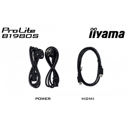 Купить Монитор Iiyama 19" ProLite B1980S-B1 Black - цена в Харькове, Киеве, Днепре, Одессе
в интернет-магазине Telemart фото