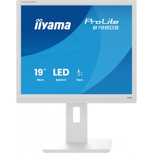 Купить Монитор Iiyama 19" ProLite B1980S-W1 White - цена в Харькове, Киеве, Днепре, Одессе
в интернет-магазине Telemart фото