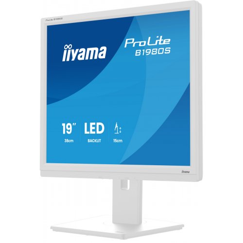 Купить Монитор Iiyama 19" ProLite B1980S-W1 White - цена в Харькове, Киеве, Днепре, Одессе
в интернет-магазине Telemart фото
