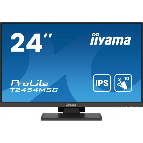 Купити Монітор Iiyama 23.8" ProLite T2454MSC-B2AG Black - ціна в Києві, Львові, Вінниці, Хмельницькому, Франківську, Україні | інтернет-магазин TELEMART.UA фото