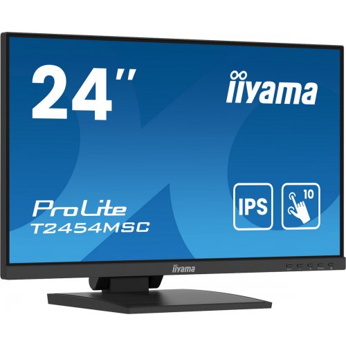 Купити Монітор Iiyama 23.8" ProLite T2454MSC-B2AG Black - ціна в Києві, Львові, Вінниці, Хмельницькому, Франківську, Україні | інтернет-магазин TELEMART.UA фото