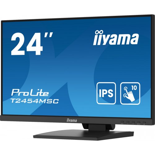 Купити Монітор Iiyama 23.8" ProLite T2454MSC-B2AG Black - ціна в Києві, Львові, Вінниці, Хмельницькому, Франківську, Україні | інтернет-магазин TELEMART.UA фото