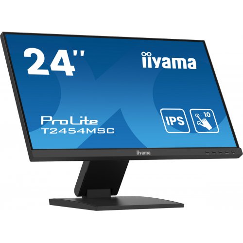 Купити Монітор Iiyama 23.8" ProLite T2454MSC-B2AG Black - ціна в Києві, Львові, Вінниці, Хмельницькому, Франківську, Україні | інтернет-магазин TELEMART.UA фото