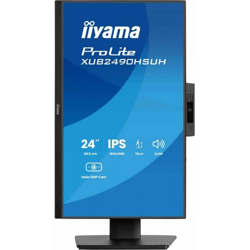 Купити Монітор Iiyama 23.8" ProLite XUB2490HSUH-B2 Black - ціна в Києві, Львові, Вінниці, Хмельницькому, Франківську, Україні | інтернет-магазин TELEMART.UA фото
