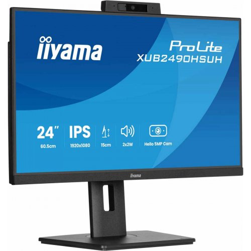 Купити Монітор Iiyama 23.8" ProLite XUB2490HSUH-B2 Black - ціна в Києві, Львові, Вінниці, Хмельницькому, Франківську, Україні | інтернет-магазин TELEMART.UA фото
