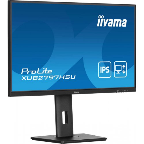 Купить Монитор Iiyama 27" ProLite XUB2797HSU-B2 Black - цена в Харькове, Киеве, Днепре, Одессе
в интернет-магазине Telemart фото