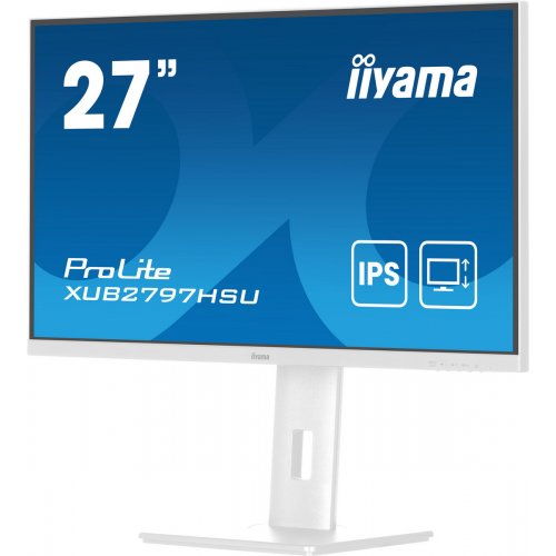 Купити Монітор Iiyama 27" ProLite XUB2797HSU-W2 White - ціна в Києві, Львові, Вінниці, Хмельницькому, Франківську, Україні | інтернет-магазин TELEMART.UA фото