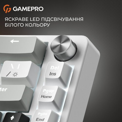 Купить Клавиатура GamePro Genesis Silverlight MK116 Red Switches Grey - цена в Харькове, Киеве, Днепре, Одессе
в интернет-магазине Telemart фото