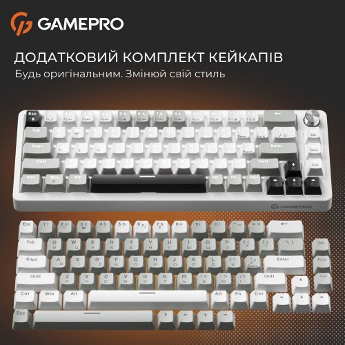 Купить Клавиатура GamePro Genesis Silverlight MK116 Red Switches Grey - цена в Харькове, Киеве, Днепре, Одессе
в интернет-магазине Telemart фото