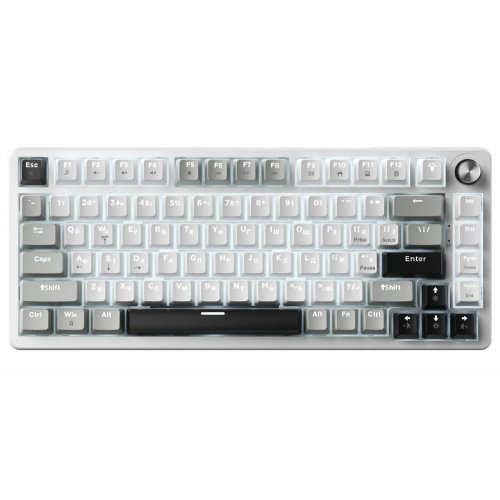 Купити Клавіатура GamePro Genesis Silverlight MK126 Red Switches Grey - ціна в Києві, Львові, Вінниці, Хмельницькому, Франківську, Україні | інтернет-магазин TELEMART.UA фото