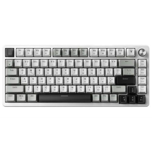 Купити Клавіатура GamePro Genesis Silverlight MK126 Red Switches Grey - ціна в Києві, Львові, Вінниці, Хмельницькому, Франківську, Україні | інтернет-магазин TELEMART.UA фото