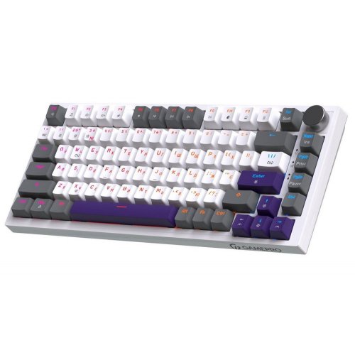 Купить Клавиатура GamePro Genesis Warden MK160P Outemu Red Switches White/Grey - цена в Харькове, Киеве, Днепре, Одессе
в интернет-магазине Telemart фото