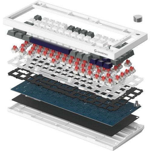 Купить Клавиатура GamePro Genesis Warden MK160P Outemu Red Switches White/Grey - цена в Харькове, Киеве, Днепре, Одессе
в интернет-магазине Telemart фото