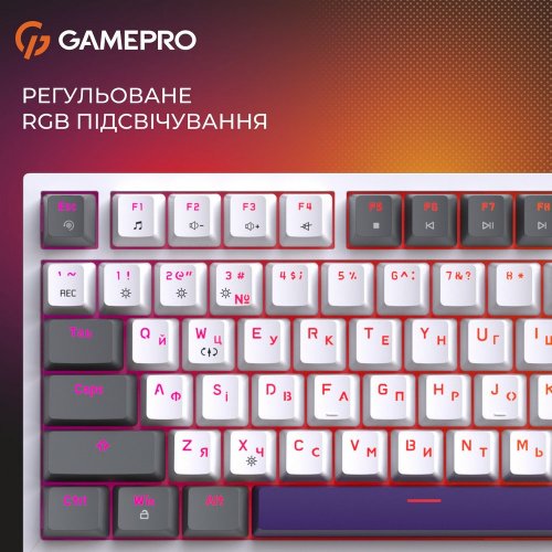 Купить Клавиатура GamePro Genesis Warden MK160P Outemu Red Switches White/Grey - цена в Харькове, Киеве, Днепре, Одессе
в интернет-магазине Telemart фото