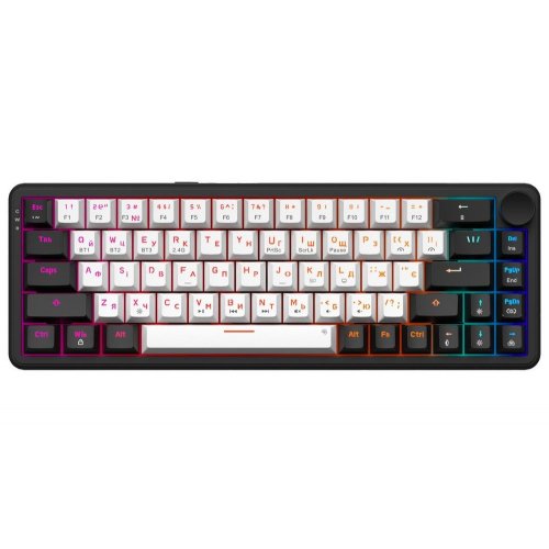 Купить Клавиатура GamePro Asgard Valhalla MK210 Pro RGB QLAB Orange Switches Black - цена в Харькове, Киеве, Днепре, Одессе
в интернет-магазине Telemart фото