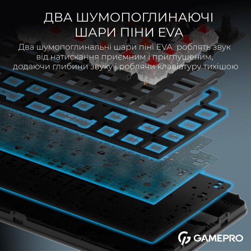 Купить Клавиатура GamePro Asgard Valhalla MK210 Pro RGB QLAB Orange Switches Black - цена в Харькове, Киеве, Днепре, Одессе
в интернет-магазине Telemart фото