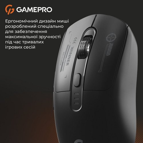 Купити Миша GamePro Genesis Winner GM079 Black - ціна в Києві, Львові, Вінниці, Хмельницькому, Франківську, Україні | інтернет-магазин TELEMART.UA фото