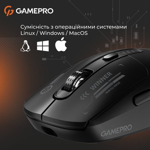Купити Миша GamePro Genesis Winner GM079 Black - ціна в Києві, Львові, Вінниці, Хмельницькому, Франківську, Україні | інтернет-магазин TELEMART.UA фото