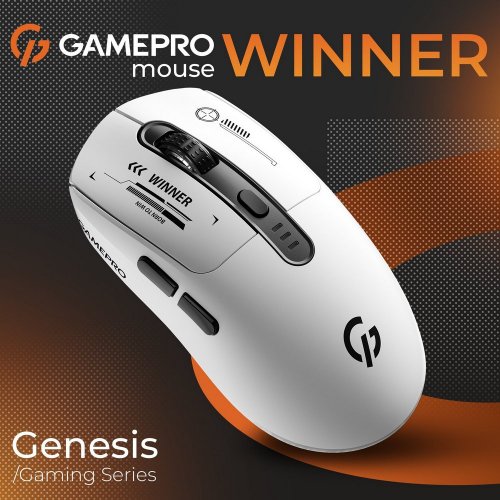 Купити Миша GamePro Genesis Winner GM079 White - ціна в Києві, Львові, Вінниці, Хмельницькому, Франківську, Україні | інтернет-магазин TELEMART.UA фото