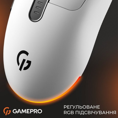 Купити Миша GamePro Genesis Winner GM079 White - ціна в Києві, Львові, Вінниці, Хмельницькому, Франківську, Україні | інтернет-магазин TELEMART.UA фото