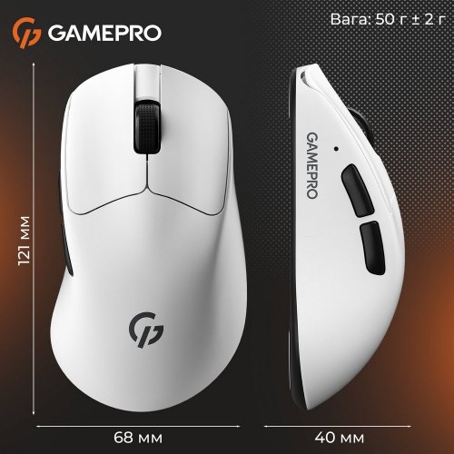 Купить Мышка GamePro Genesis Avenger GM096 White - цена в Харькове, Киеве, Днепре, Одессе
в интернет-магазине Telemart фото
