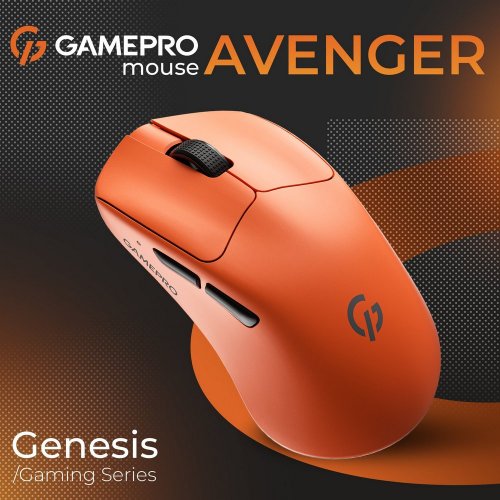 Купити Миша GamePro Genesis Avenger GM096 Orange - ціна в Києві, Львові, Вінниці, Хмельницькому, Франківську, Україні | інтернет-магазин TELEMART.UA фото