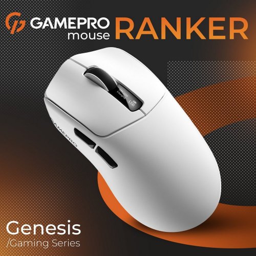 Купити Миша GamePro Genesis Ranker GM012 White - ціна в Києві, Львові, Вінниці, Хмельницькому, Франківську, Україні | інтернет-магазин TELEMART.UA фото