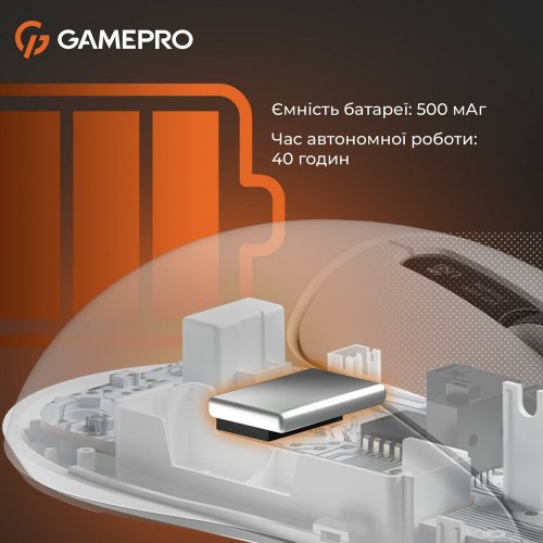 Купити Миша GamePro Genesis Ranker GM012 White - ціна в Києві, Львові, Вінниці, Хмельницькому, Франківську, Україні | інтернет-магазин TELEMART.UA фото