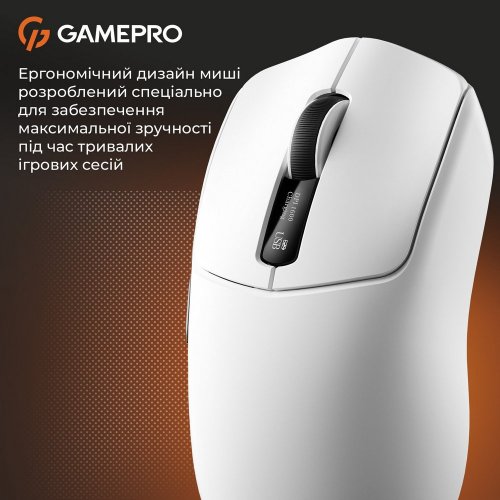 Купити Миша GamePro Genesis Ranker GM012 White - ціна в Києві, Львові, Вінниці, Хмельницькому, Франківську, Україні | інтернет-магазин TELEMART.UA фото