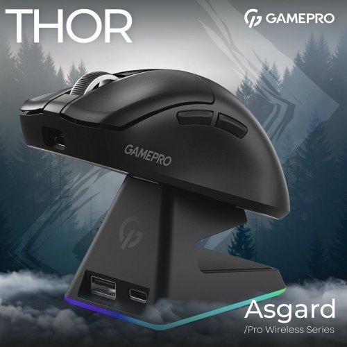 Купити Миша GamePro Genesis Asgard Thor GM023 Black - ціна в Києві, Львові, Вінниці, Хмельницькому, Франківську, Україні | інтернет-магазин TELEMART.UA фото