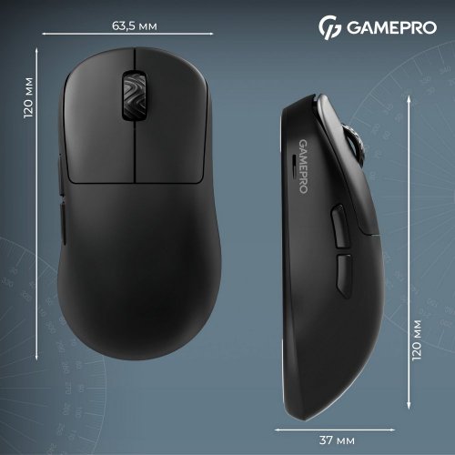 Купить Мышка GamePro Genesis Asgard Loki GM022 Black - цена в Харькове, Киеве, Днепре, Одессе
в интернет-магазине Telemart фото