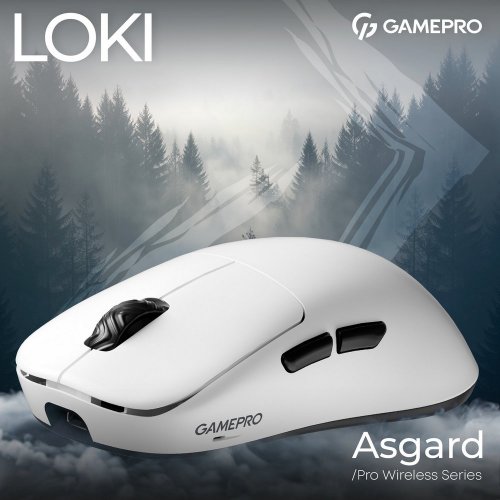 Купить Мышка GamePro Genesis Asgard Loki GM022 White - цена в Харькове, Киеве, Днепре, Одессе
в интернет-магазине Telemart фото