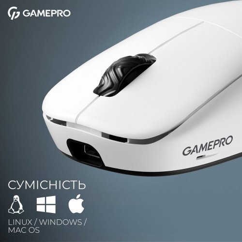 Купить Мышка GamePro Genesis Asgard Loki GM022 White - цена в Харькове, Киеве, Днепре, Одессе
в интернет-магазине Telemart фото