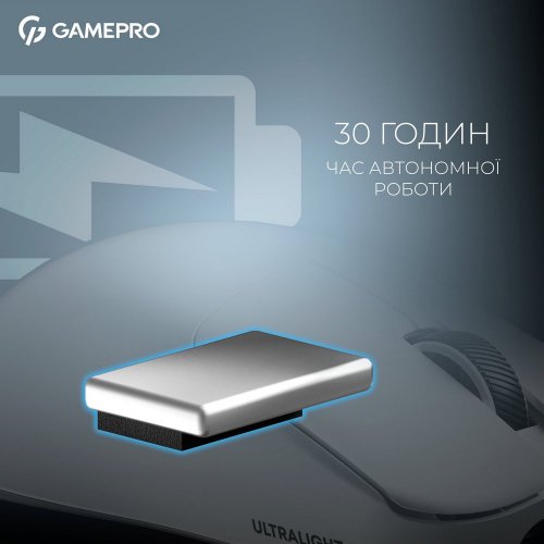 Купити Миша GamePro Genesis Asgard Odin GM035 White - ціна в Києві, Львові, Вінниці, Хмельницькому, Франківську, Україні | інтернет-магазин TELEMART.UA фото