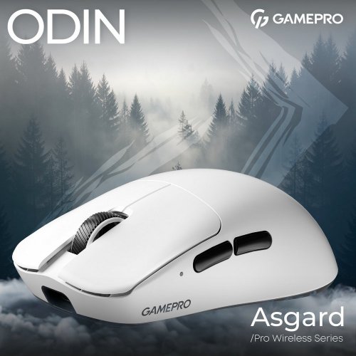 Купити Миша GamePro Genesis Asgard Odin GM035 White - ціна в Києві, Львові, Вінниці, Хмельницькому, Франківську, Україні | інтернет-магазин TELEMART.UA фото