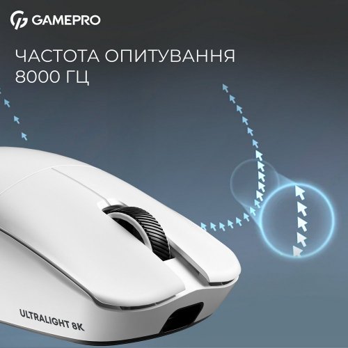 Купити Миша GamePro Genesis Asgard Odin GM035 White - ціна в Києві, Львові, Вінниці, Хмельницькому, Франківську, Україні | інтернет-магазин TELEMART.UA фото